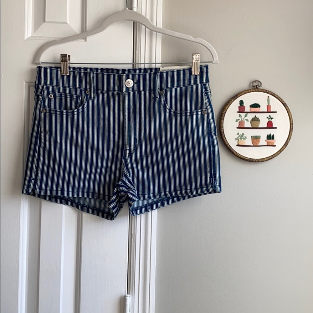 NWT American Eagle hi rise shortie shorts